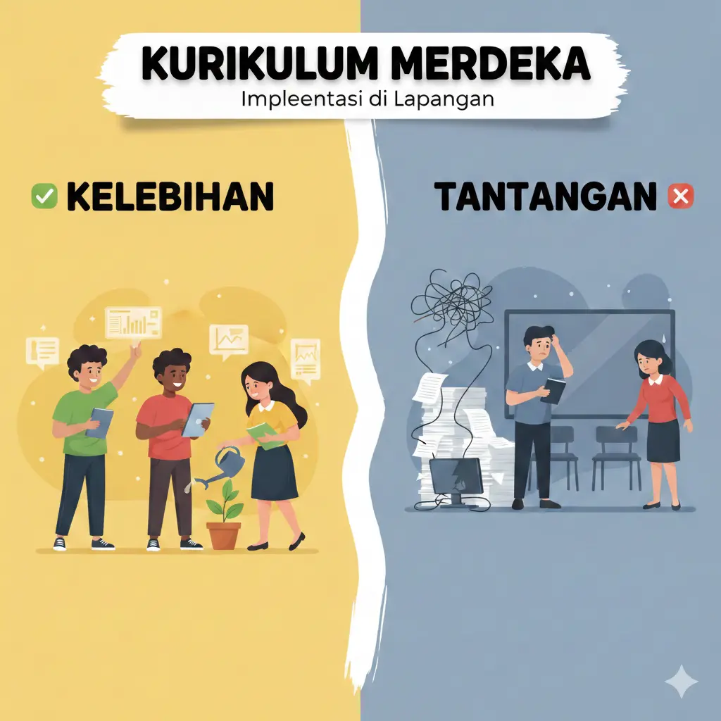 Kurikulum Merdeka: Kelebihan dan Tantangan dalam Implementasi di Lapangan
